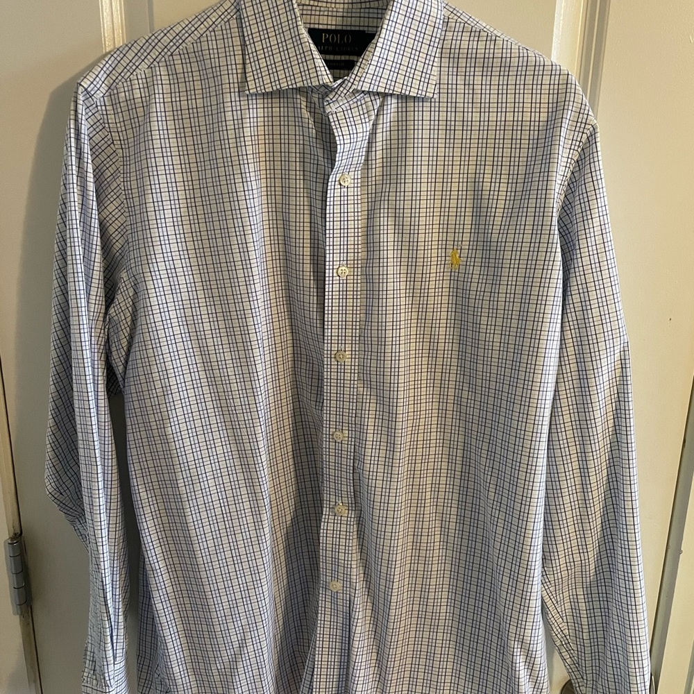 Polo Men’s Plaid Dress Shirt